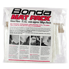 Bonda Marine Fibre Glass Chop Strand Mat Pack 1m x 0.95m